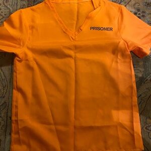 Orange and Black Prisoner costume